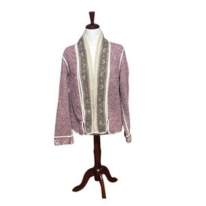 Vintage J. Peterman Co. Red Paisley Quilted Cotton Jacket Boho Cottagecore|Sz XL